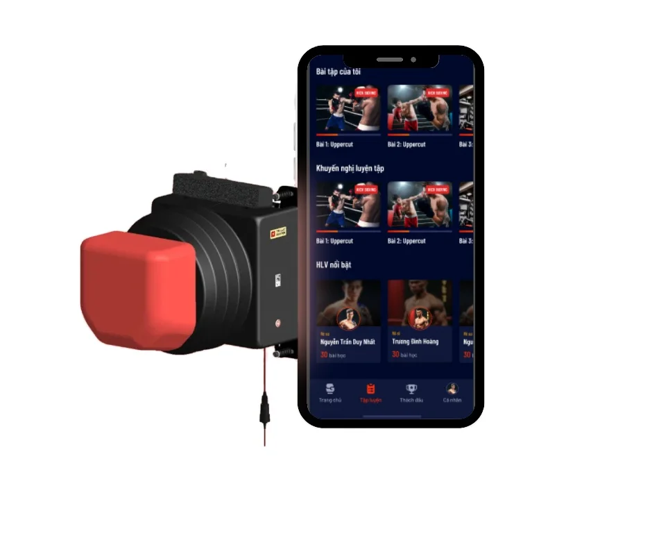 Compact Design Boxing Gym Equipment: Champio Tri Luc Master Smart Martial Arts Training Machine