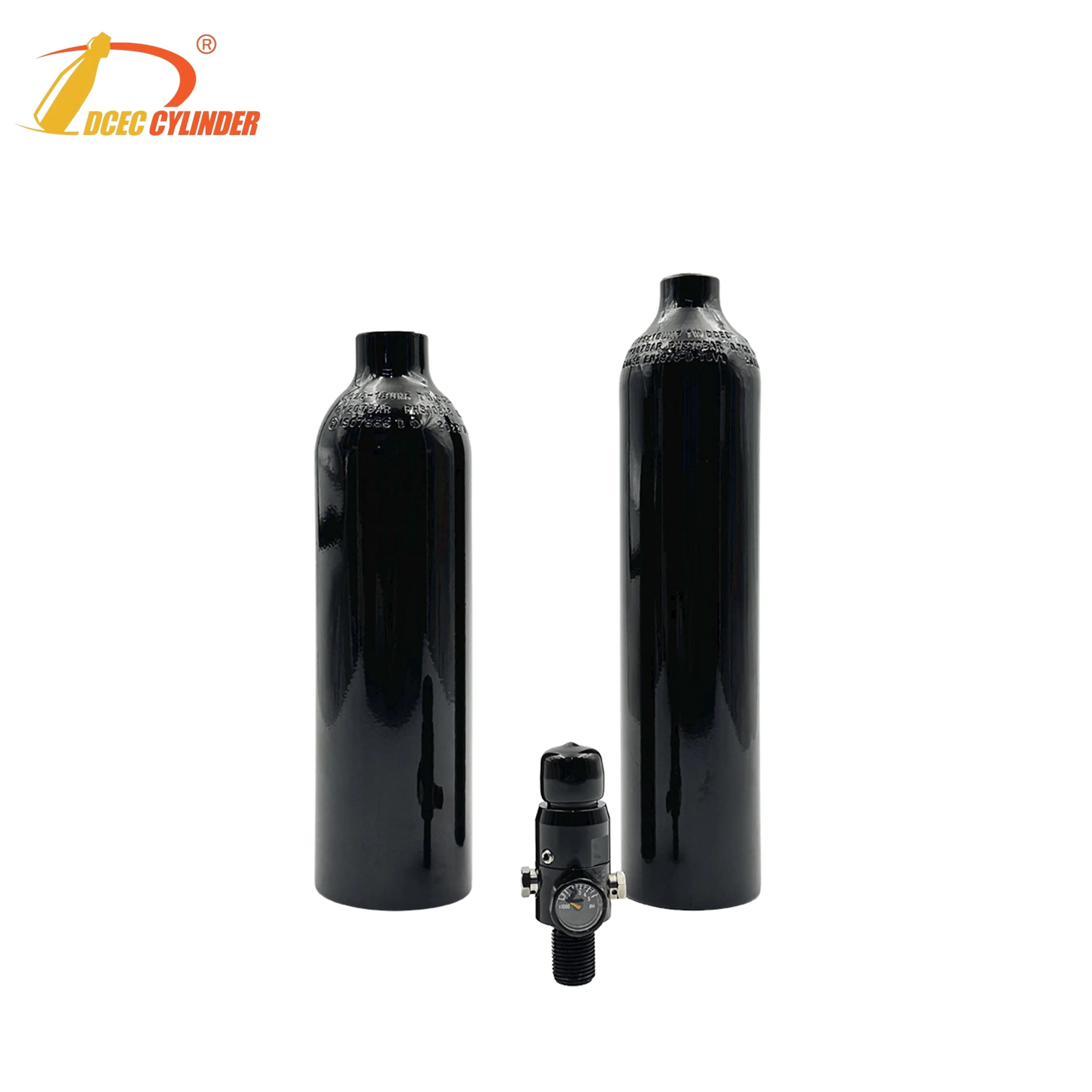 0.5L Cylinder 20mpa Co2 Bottle for pcp air and Airsoft HPA Tank with regulator