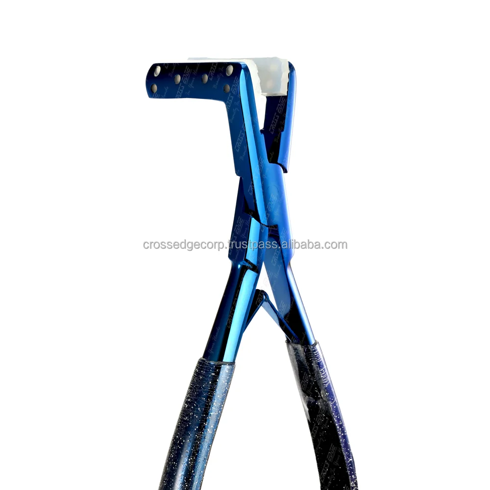  Клещи для наращивания волос оптом двусторонние белые накладки инструменты