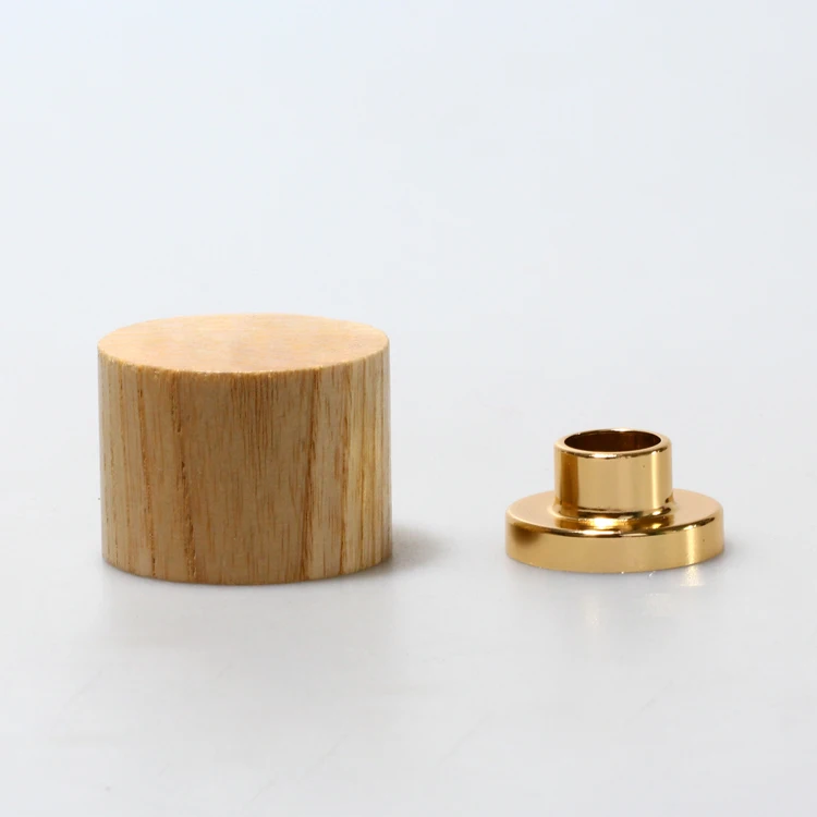 Perfume lids Must Buy wooden Perfume Bottle Cap Customized Wooden magnet ABS Material Perfume Glass Bottle Caps