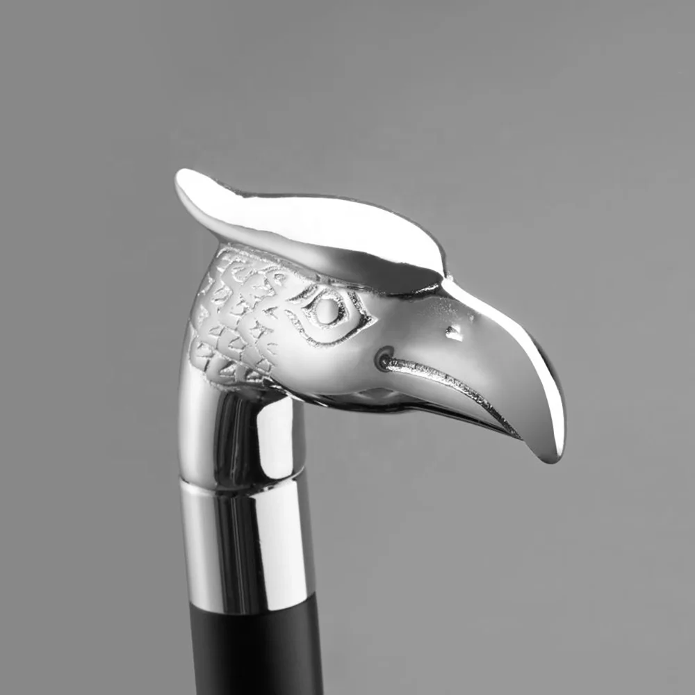 Premium Design Taiwan Made Quality Wooden Cane Handle Aluminum Crutches Lightweight Cane Walking  Stick Eagle LCMS-WS-BK-SV07