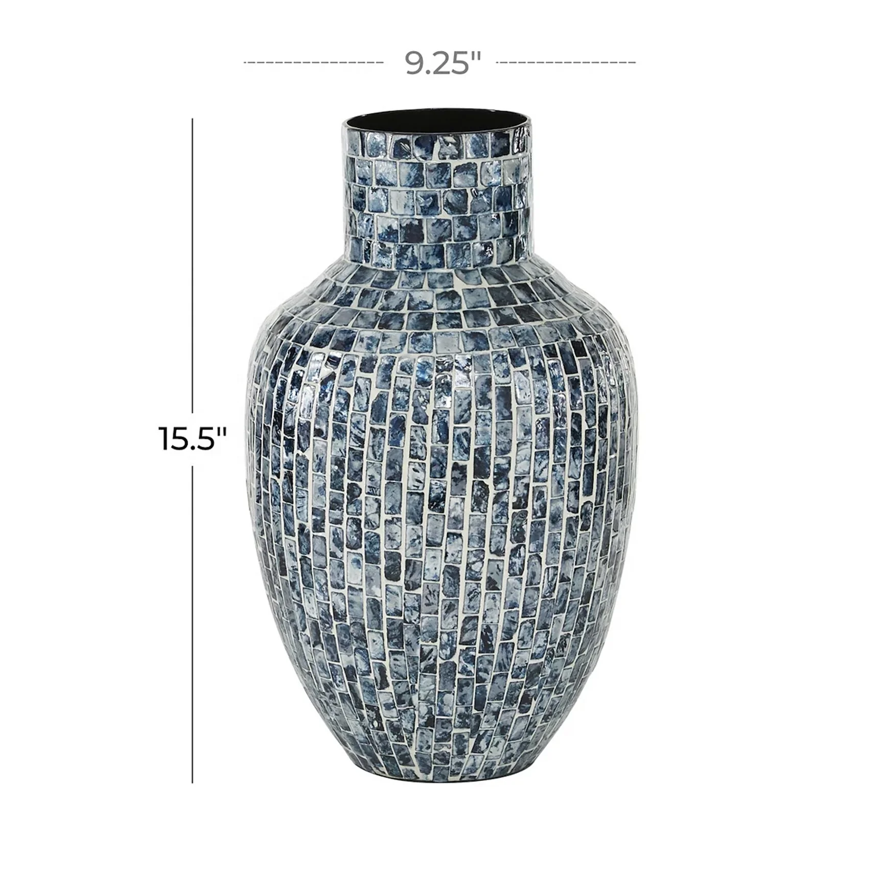 Перламутровая раковина, Цветочный декор, мозаика ручной работы, трещины, ваза, роскошный центральный кусок, банка ремесленников, вьетнамская уникальная ваза