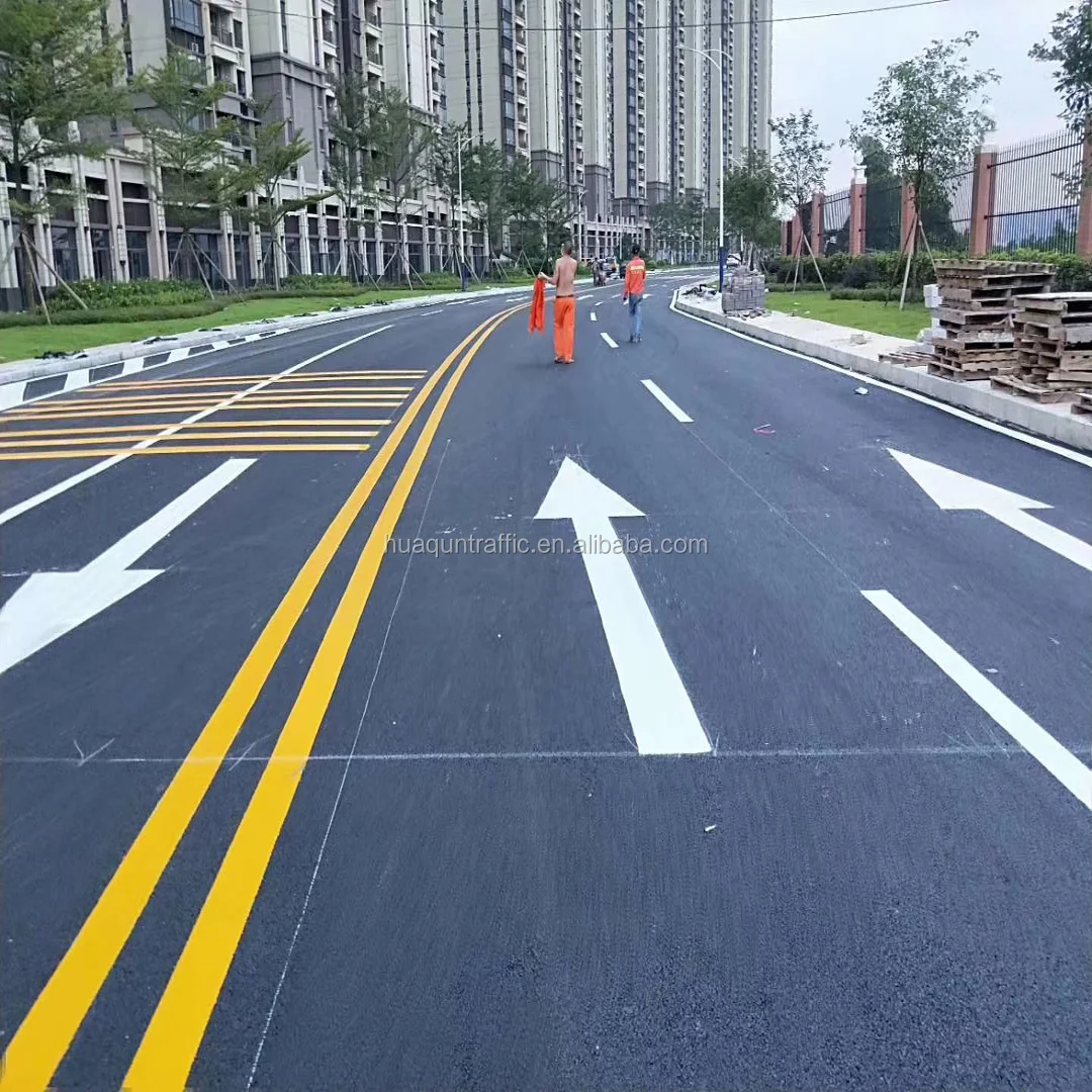 Светоотражающие термопластичные краски для дорожной разметки материалы горячего расплава транспортных линий