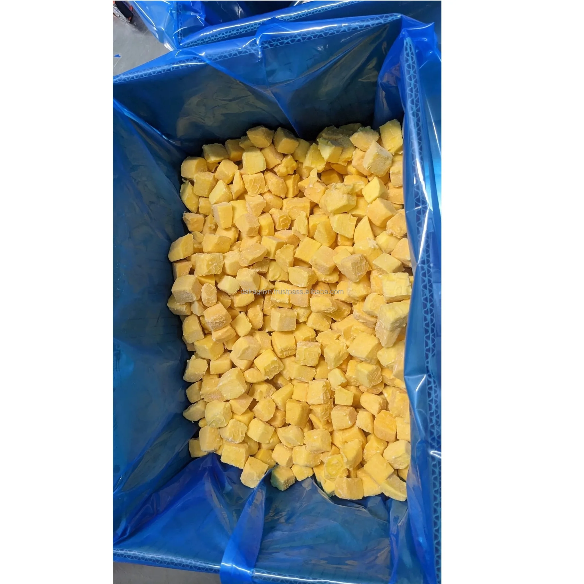 100% New Product Agriculture Common OEM Natural Sweet Vietnam 24 months Shelf Life Eat directly IQF Frozen Mango Chunk