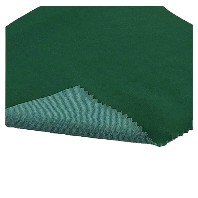 Manufacture Nylon Rayon fabric LD Width 54 inch 40% Nylon 60% Rayon flocked fabrics for clothing Green LD94-535G