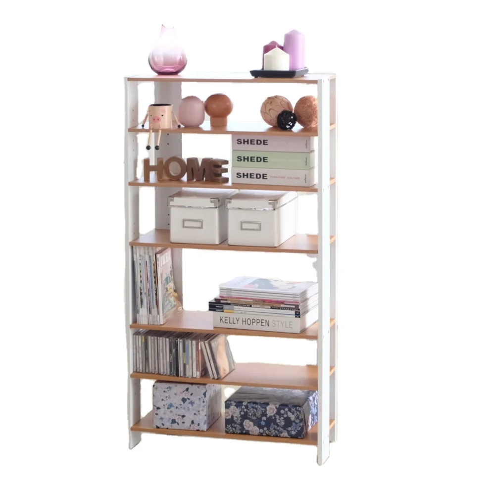 Wooden 6 tier display shelf