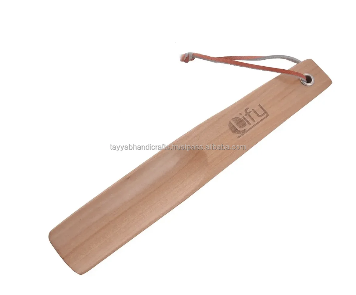 Wood Shoe Horn Long Handle Wall-mounted Magnetic Shoe Horn Spoon Lifter for Seniors Pregnant Women Boots and Shoes horn