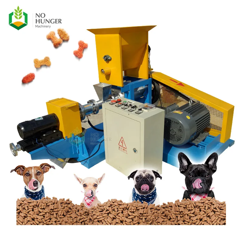 Floating Fish Feed Pellet Production Line For Making Tilapia Animal Pet Cat Dog Bird Piglets Wet Dry Food Puffing Mill Extruder