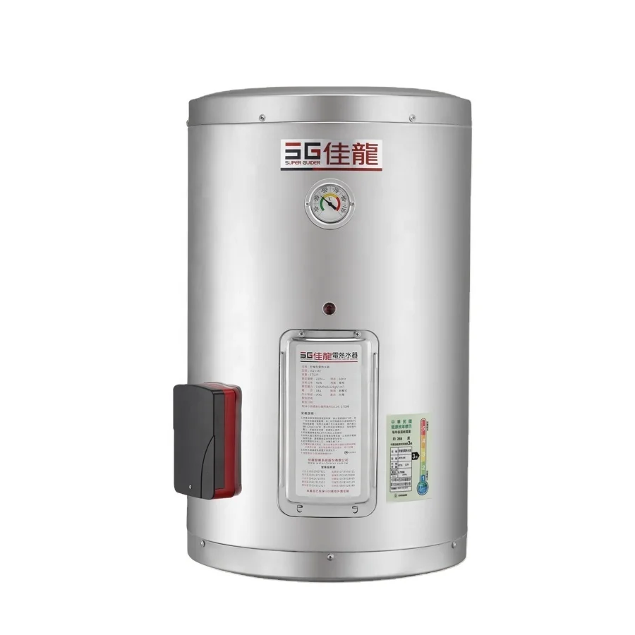 Wall-Mounted Electric Water Heater with Stainless Steel Housing Vertical Design for Household Use Tankless Storage