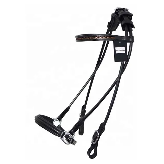 Indian Leather Horse Bridle.