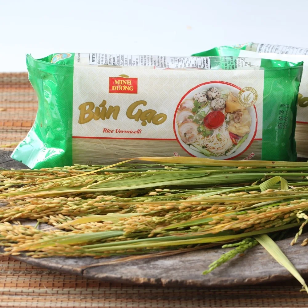 Minh Duong Halal Rice noodle 1.2 mm - Bun gao Minh Duong rice vermicelli for cooking