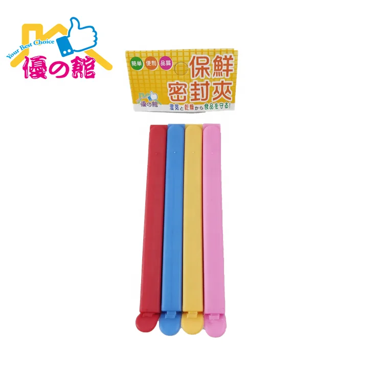 Custom plastic chef kitchen bag chip seal clip