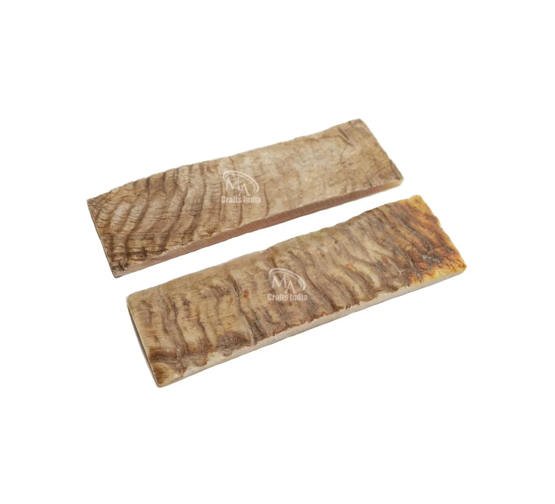 HIGH-QUALITY RAM HORN Handle / SHEEP HORN Knife SCALES / Plates Color Box M a Crafts India High Accept Custom Logo 25 Pairs DIY