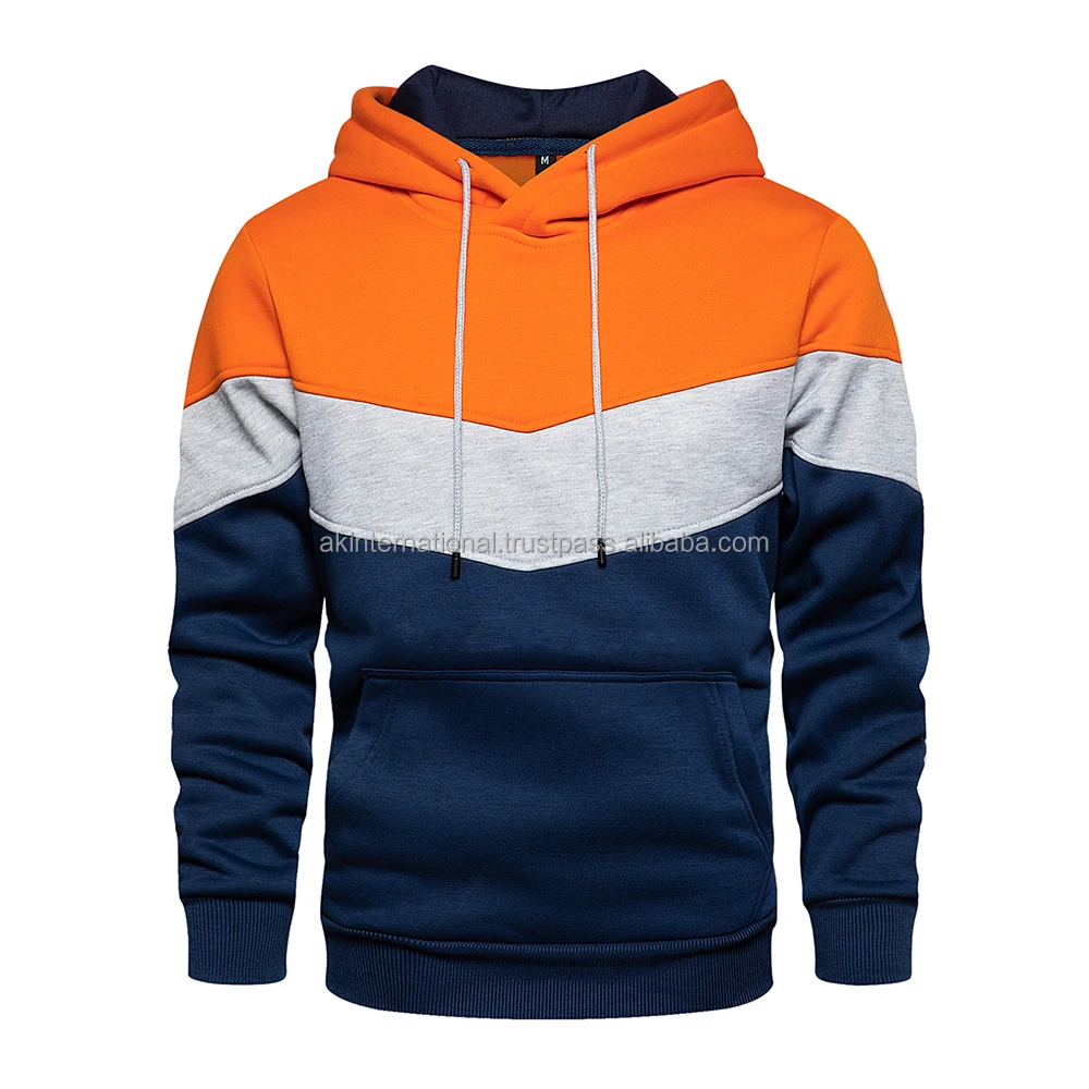 High Quality Customized Color Brown Two Tone Hoodie Cotton Hoodies for men Wholesale Best Quality Product