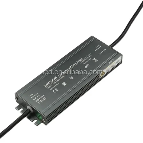 Outdoor LED Power Supply P67 Waterproof  Dual Output 12v/24v 24w/60w/100w/150w/200w/250w LED Driver for Outdoor LED Lighting