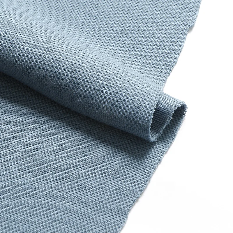 Высококачественная тяжелая хлопчатобумажная нейлоновая ткань CC2013, двухсторонняя Пике сотовая ткань для одежды, рубашек поло, свитеров