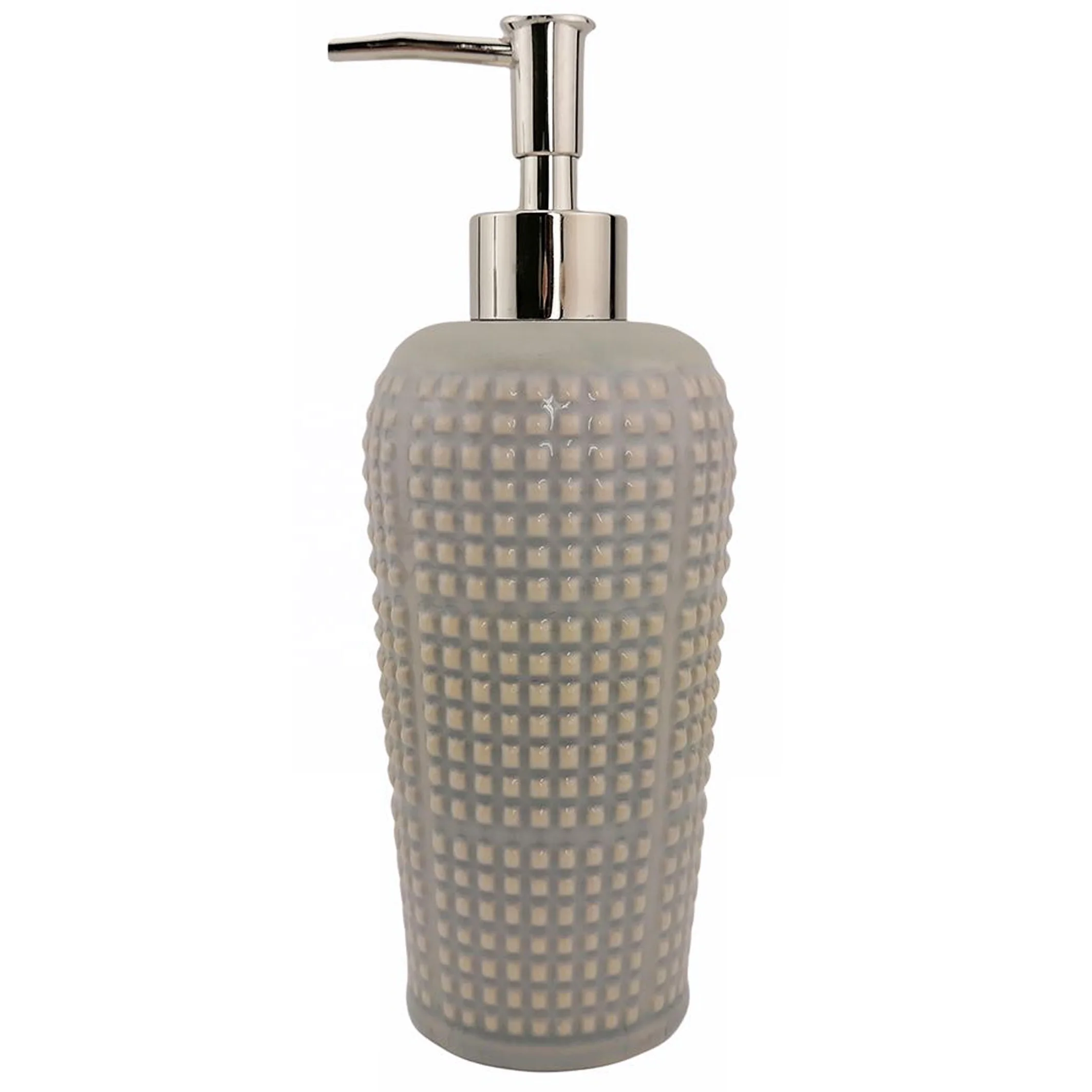 Texture  Design Wholesale Price Ceramic Soap Dispenser Bathroom Accessory