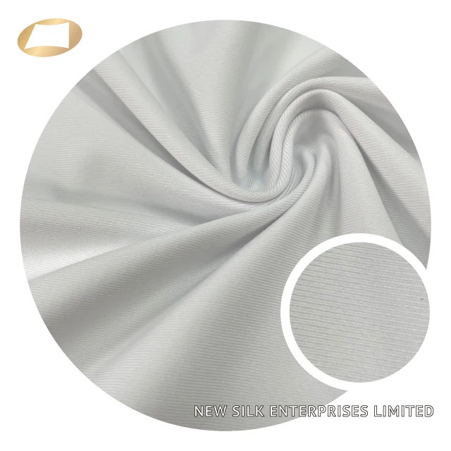 High elastic 89% polyester 11% spandex knit fabric for athleisure wear