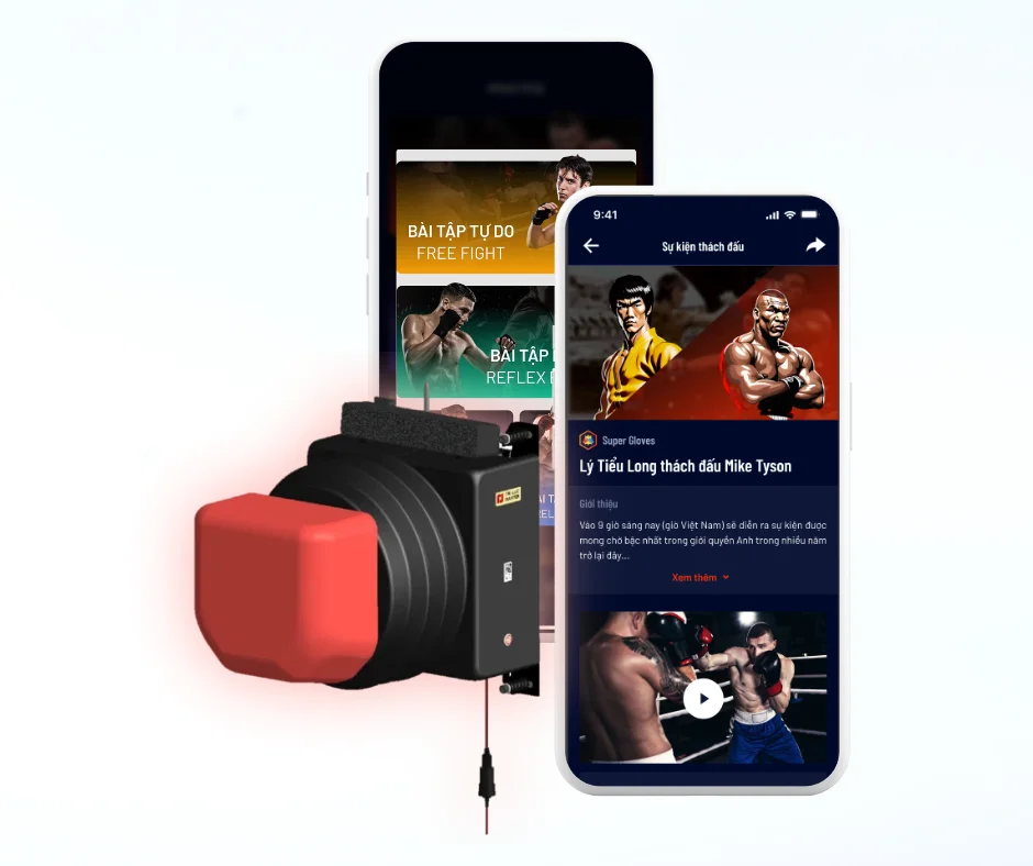 High-Tech Wall-Mounted Boxing Training Machine with AI-Powered, Accurate Punch Measurement for Home, Gym or Dojo Use