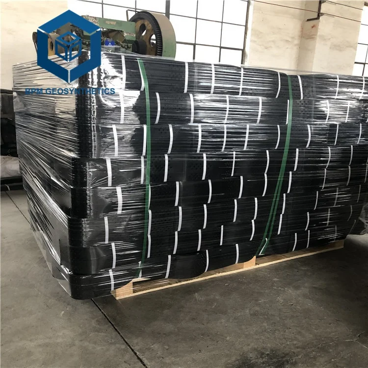 Black Plastic Geowebs Driveway Erosion Control HDPE Geocell for Road Construction in America