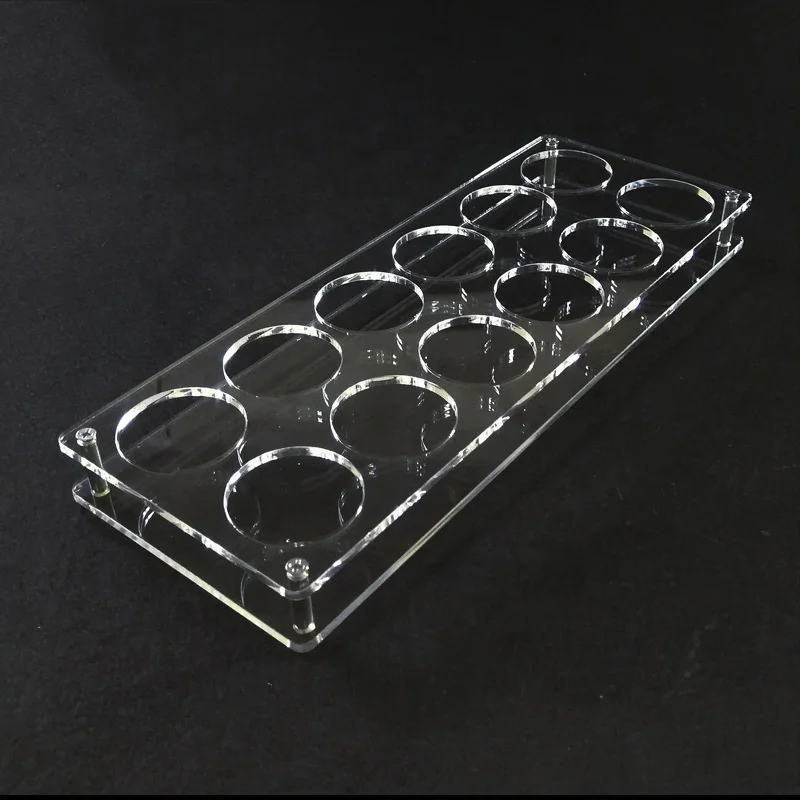 Clear plastic/acrylic/perspex display stand factory custom made plexiglass display rack
