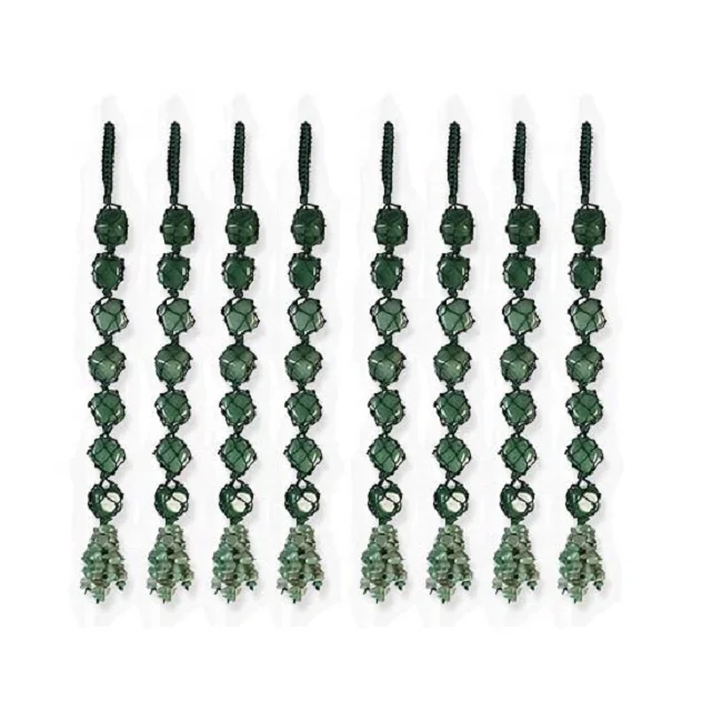 Tumbled Wall Hanger Natural Dark Green Nephrite Jade stone Wall hanger car crystal healing gemstone crystal chakra Hanger