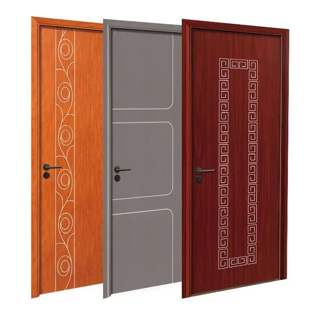 interior room  WPC wood plastic environmental protection material bedroom door water resistant wpc