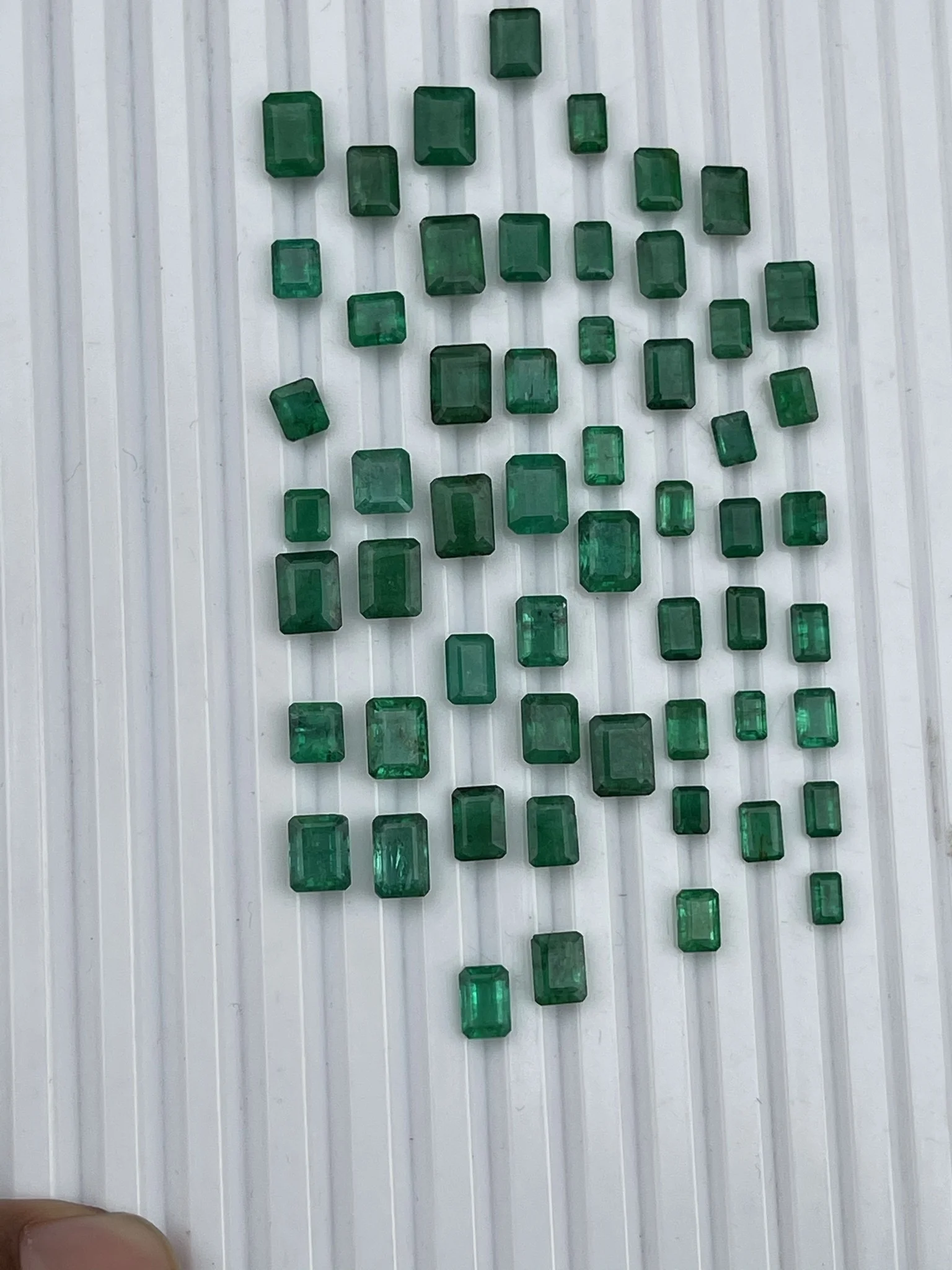Good Quality Natural Zambian Emerald Lot For Sale in Wholesale Prices
