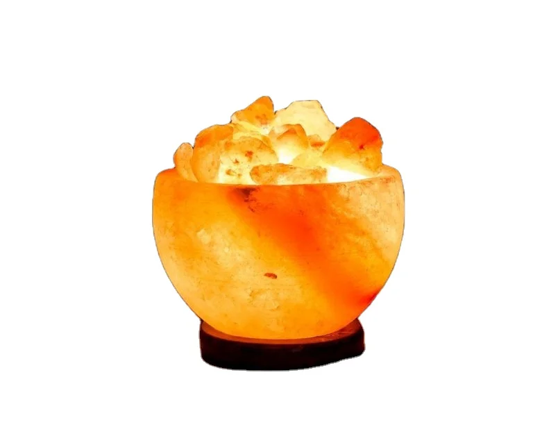 Himalayan Pink Bowl Salt Lamp useful for Decoration Lightening & Gift Purpose