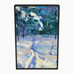 Wall Art Canvas Printing colorful oil painting abstract Wholesale Factory from Vietnam oil color for painting