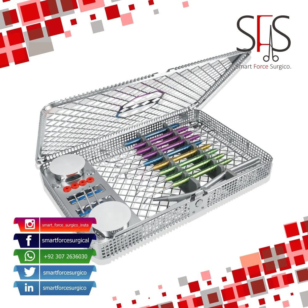 Wedge Ridge Splitting Set | Dental Implants | CHISELS, OSTEOTOME Set Bone Splitting System | German 304 Grade Stainless Steel
