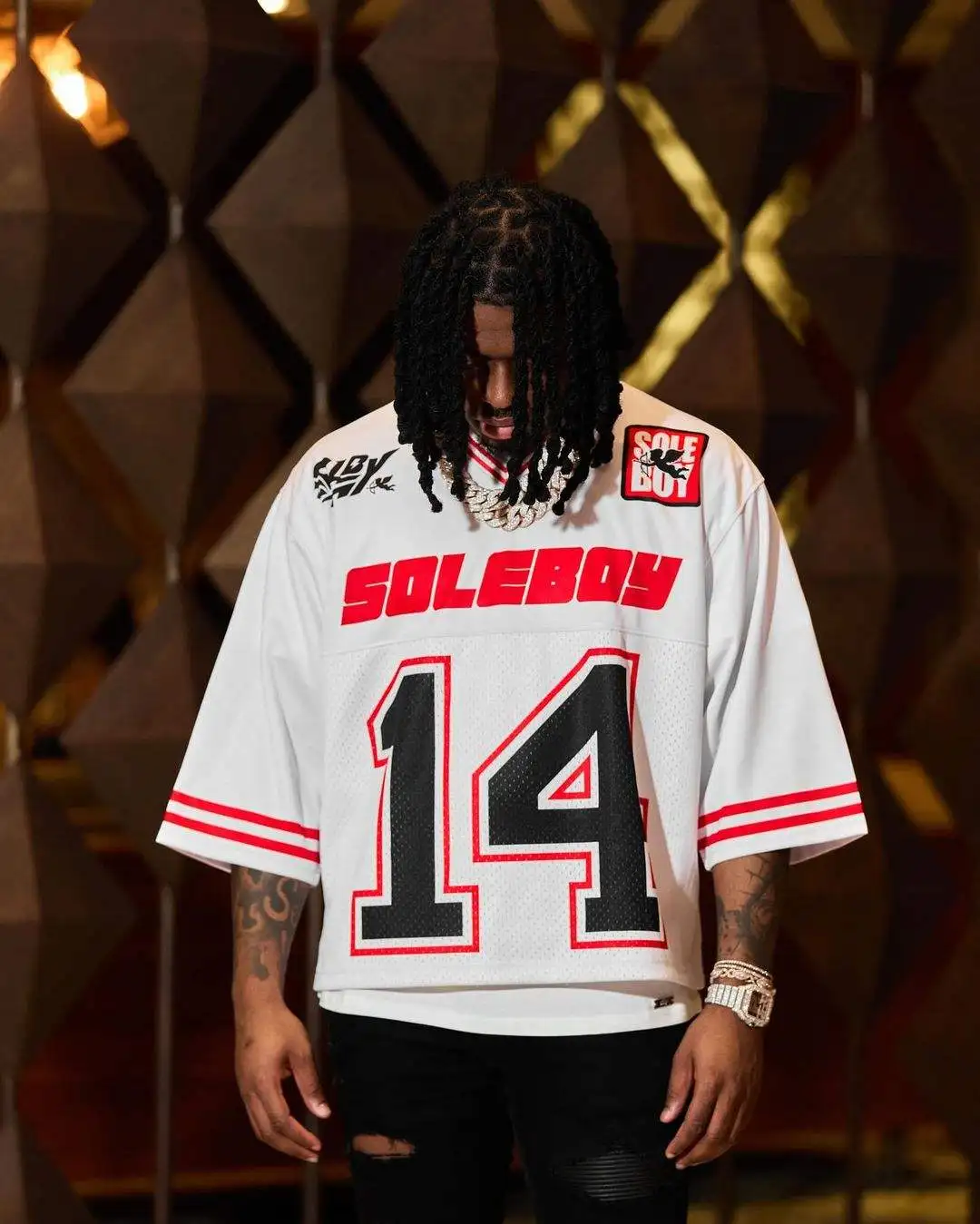 Custom Football Tee manufacturer Oversized Mesh Screen Print Sport Jersey Baseball T Shirts Polyester Black Football T-Shirts