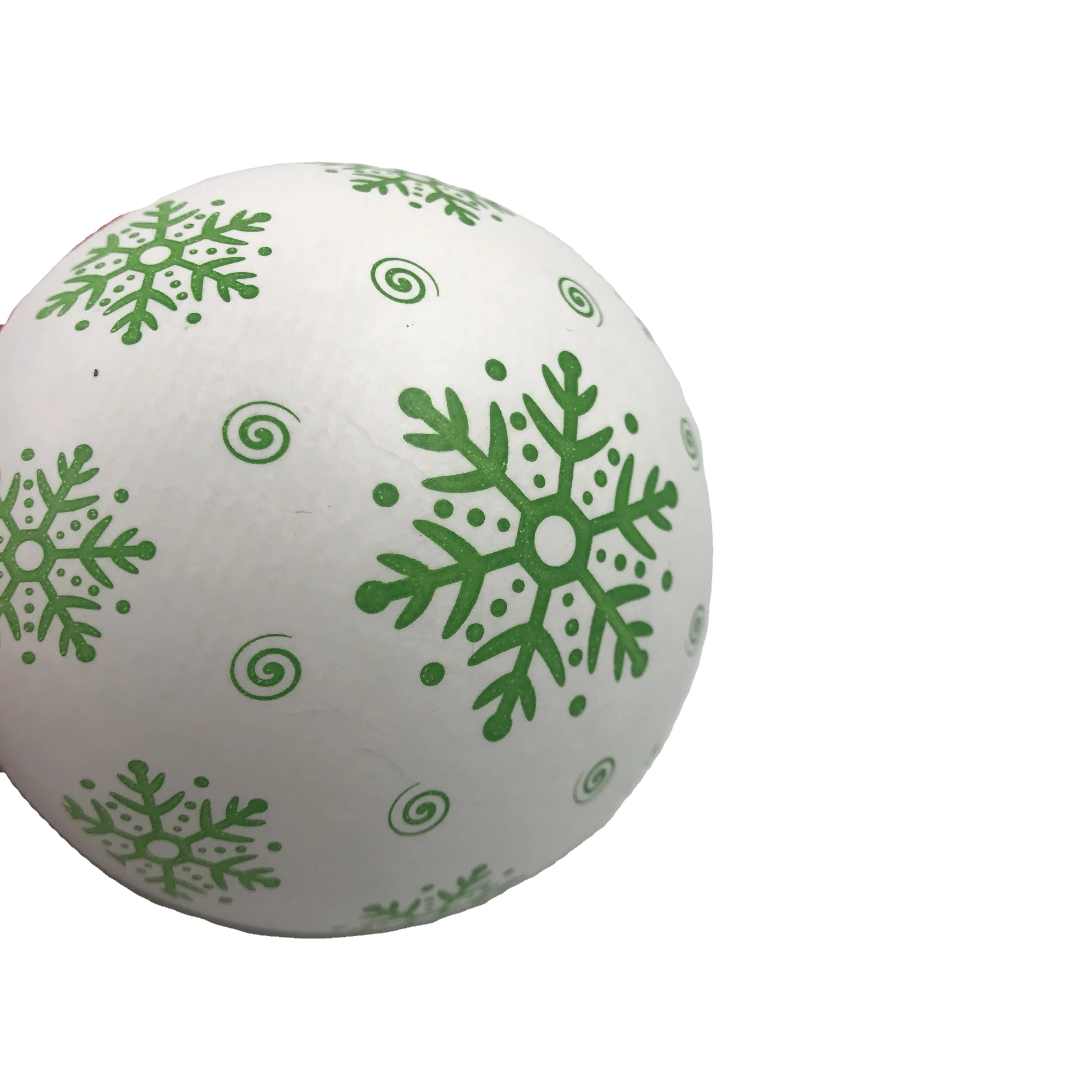 Customize Christmas Tree Baubles Decoration 2021 New Design Biodegradable Bagasse Paper Gold Ball Open Case Charm Hang Ornament