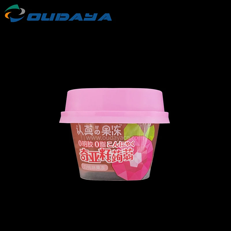 90ml square frozen safe food grade disposable child proof tub container ice cream sealed tub with spoon