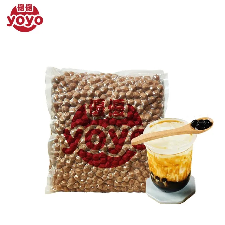 Тайваньский Boba 2 3 мм жемчуг Tapioca из коричневого сахара для пузырькового чая