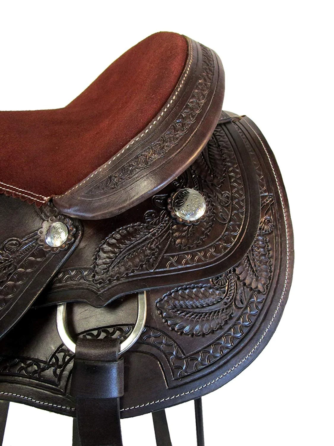 Классическое качественное удобное кожаное седло manпал для лошади ручной работы в западном стиле