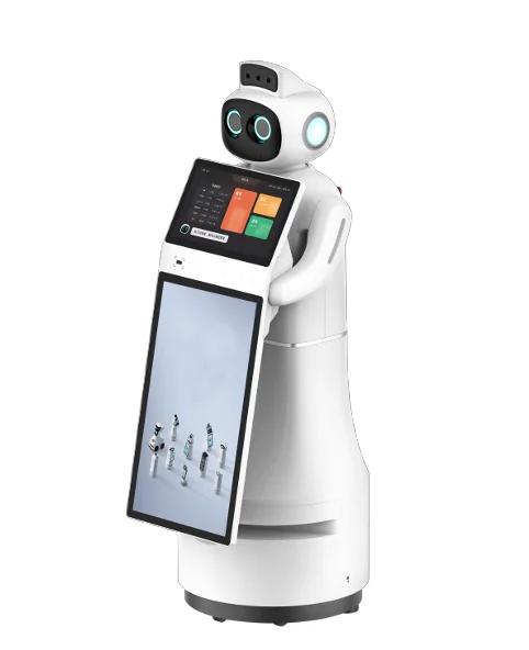 2024 Commercial Use Mall Move Robot Artificial Intelligence Telepresence Service Humanoid Smart Restaurant Waiter Robot