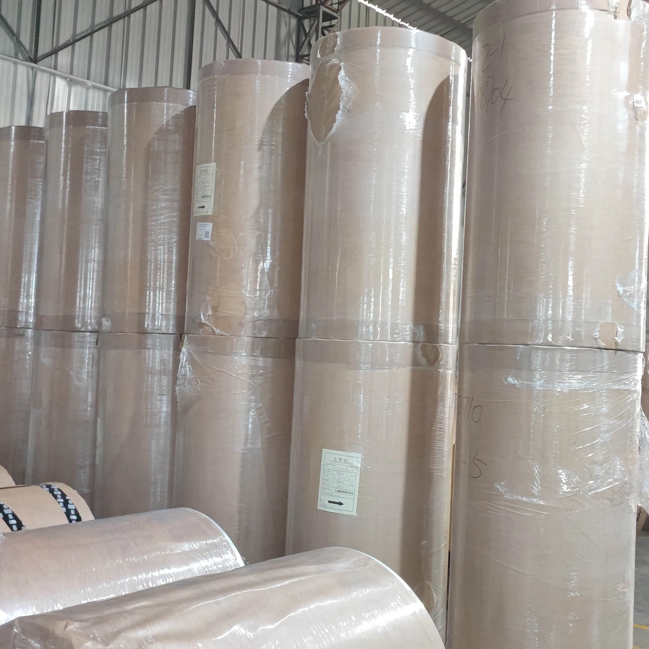 Glassine Release Paper Silicone Oil Coated Paper Sheets Jumbo Roll