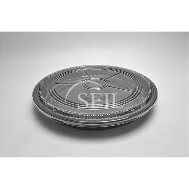 SL-PT700 одноразовые пластиковые пищевые суши вечерние сервировочный поднос с прозрачной крышкой на вынос того общественного питания пластины 4500