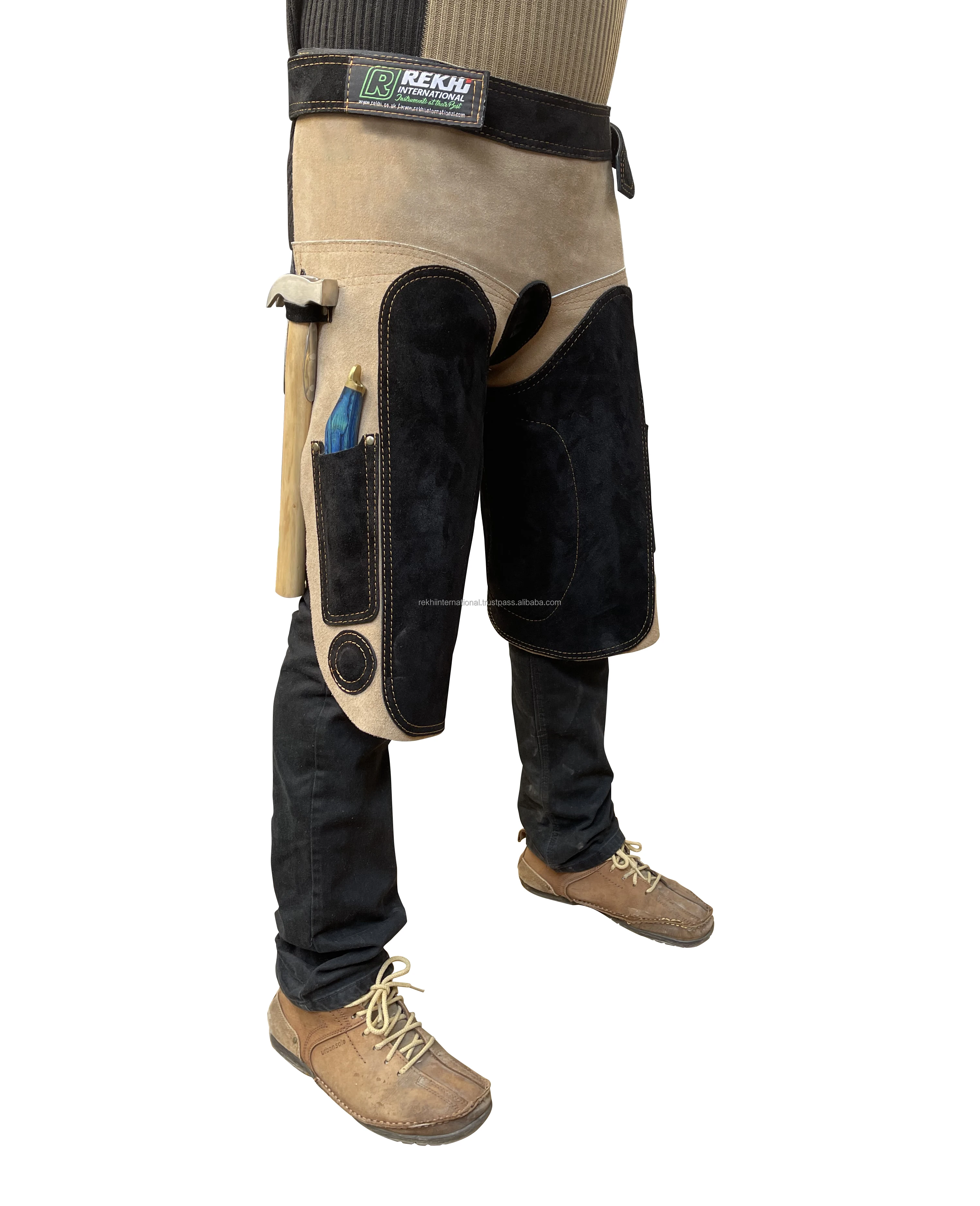 Фартук для кузнечной штампы rehik Farrier из натуральной воловьей замши 25 дюймов 65 см с магнитом и карманами молотка