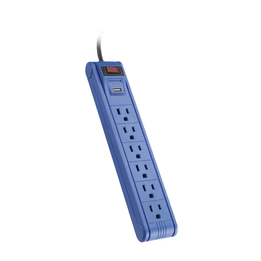 Сетевой удлинитель NEMA с интеллектуальным usb разъемом (стабилизатор напряжения)
