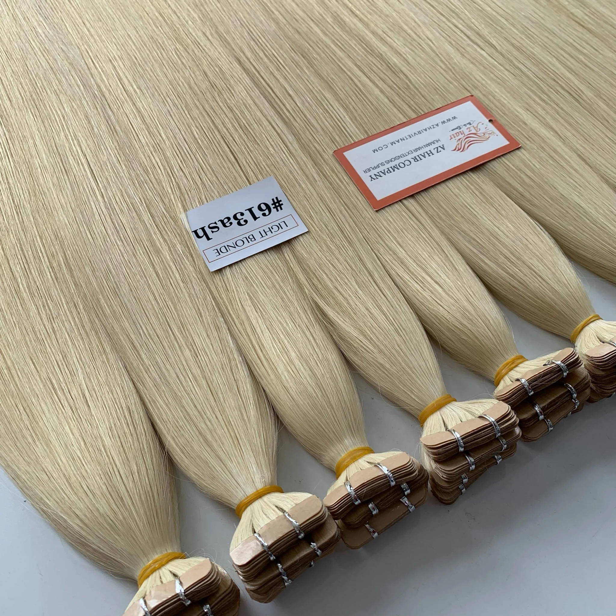 Wholesale Price Double Drawn 100% Keratin Human Hair Vietnamese Raw Tape Hair Extensions Virgin From Vietnamese Factory