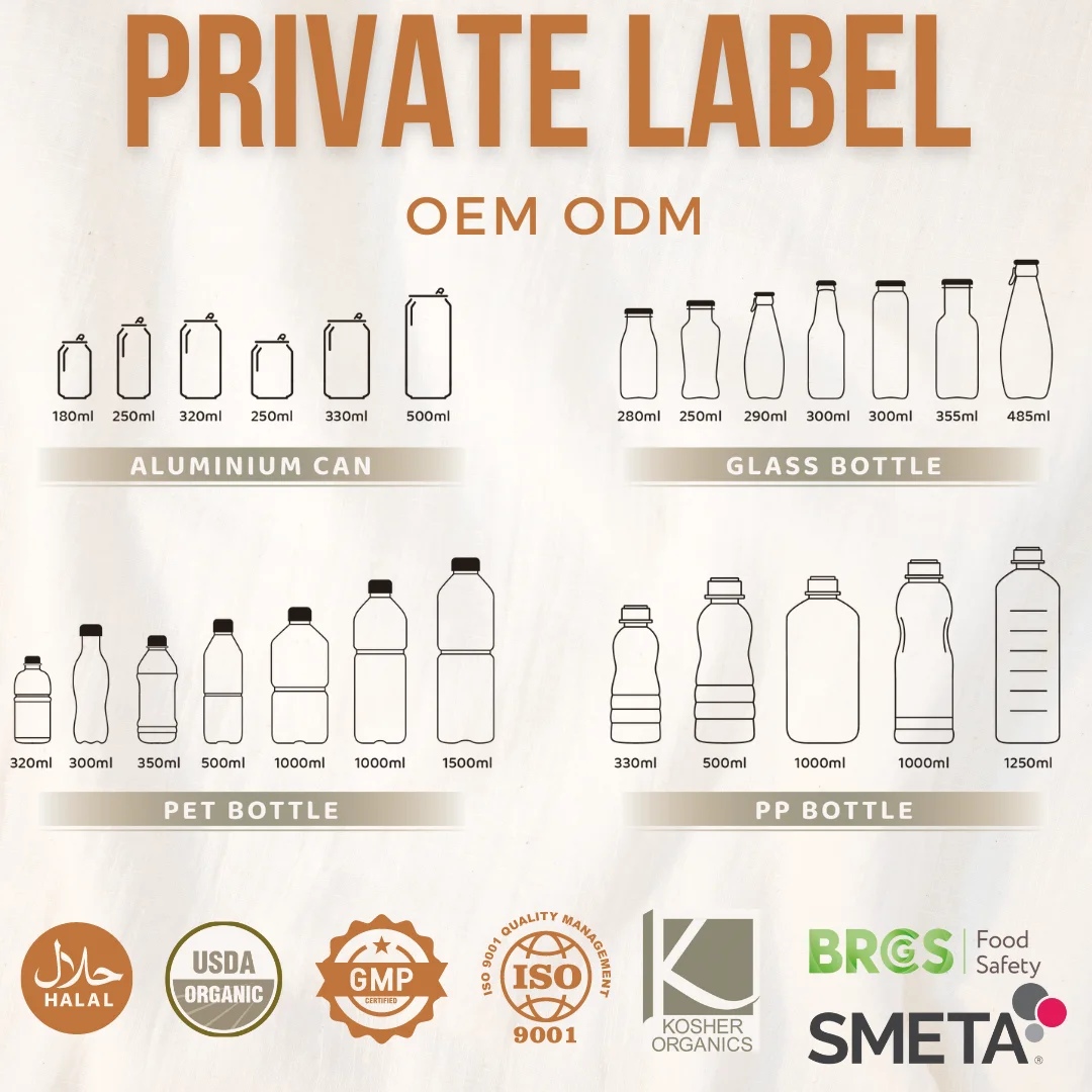 Coconut Protein Milk Mango 280ml VINUT Vietnam Manufacture  20g Protein Wholesale Price Free Sample Private Label OEMODM
