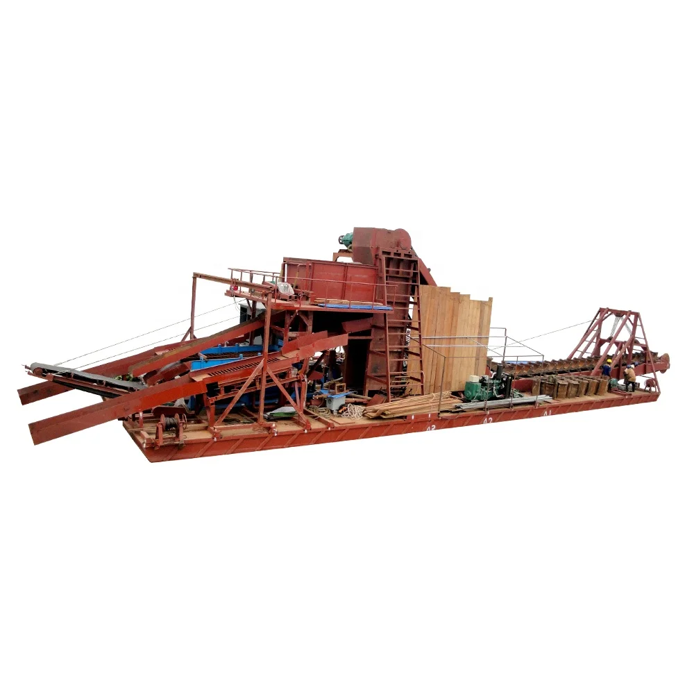 200m3/h, dredge depth 35m, Bucket Chain Sand Dredger Sales Price