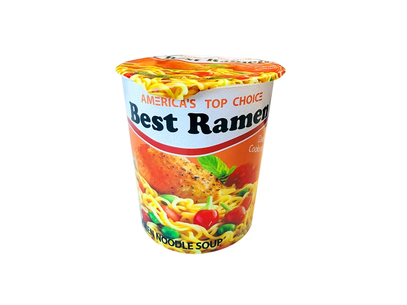 Top food bag packaging crispy fried noodles packet noodle ramen