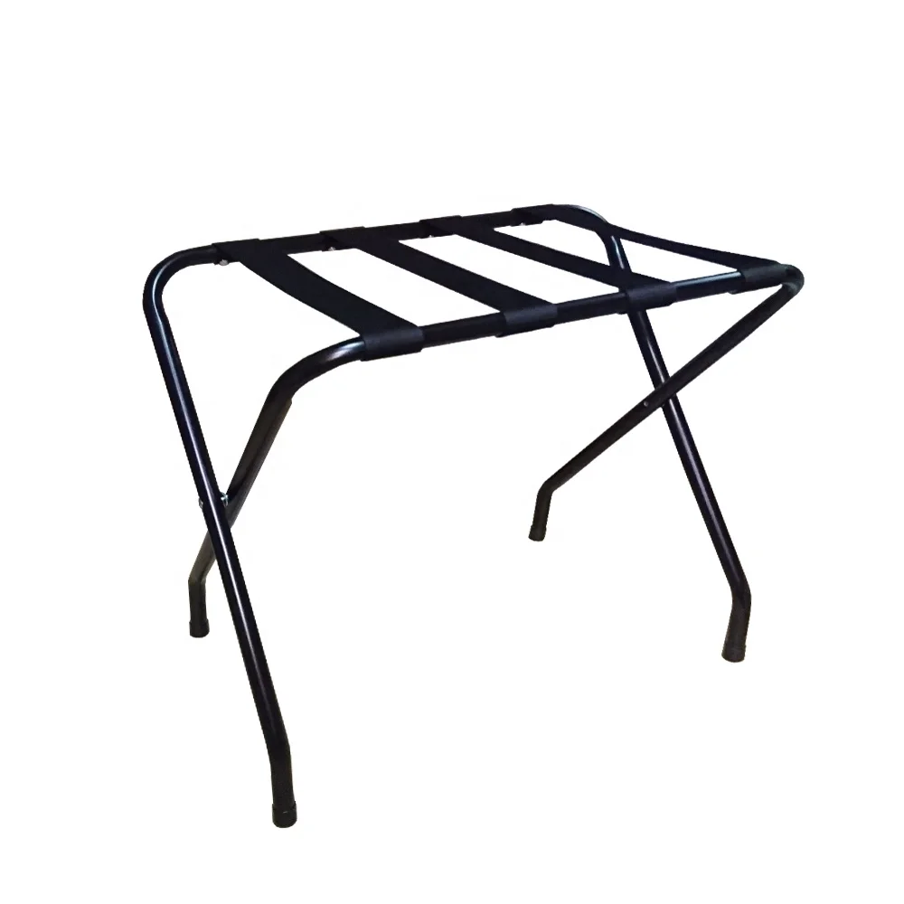 Складная полка для багажа с четырьмя кожаными ремешками