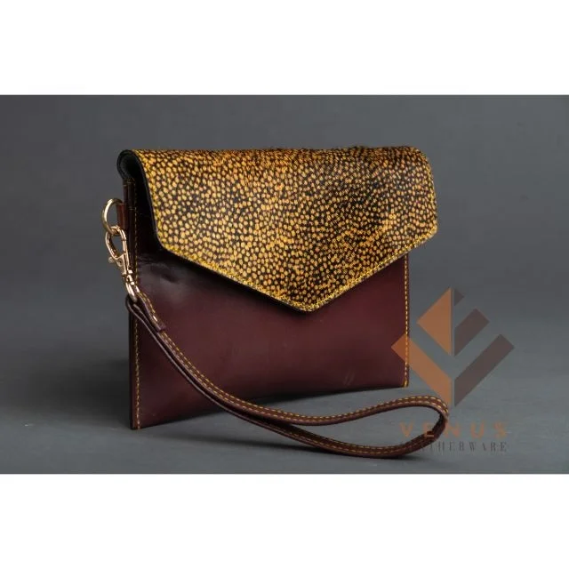 Handmade Stylish Unisex Cow Hide Clutch Zipper Leather Purse Genuine Weave Leather Long Wallet For Iphone