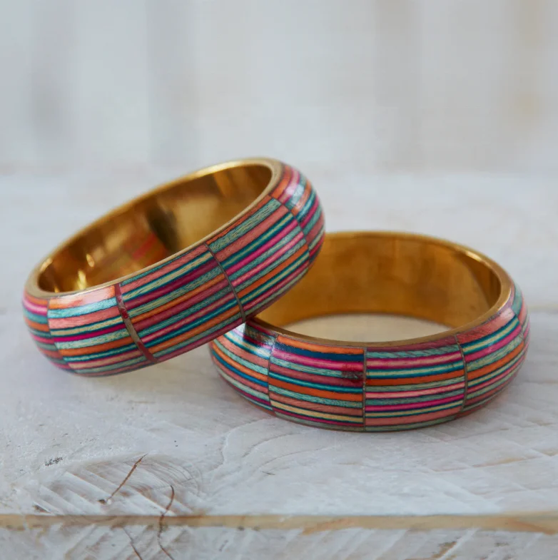 Handmade Mango Wood Bangle multi color bangle woman & girls 100% natural wood handmade in india manufacturer