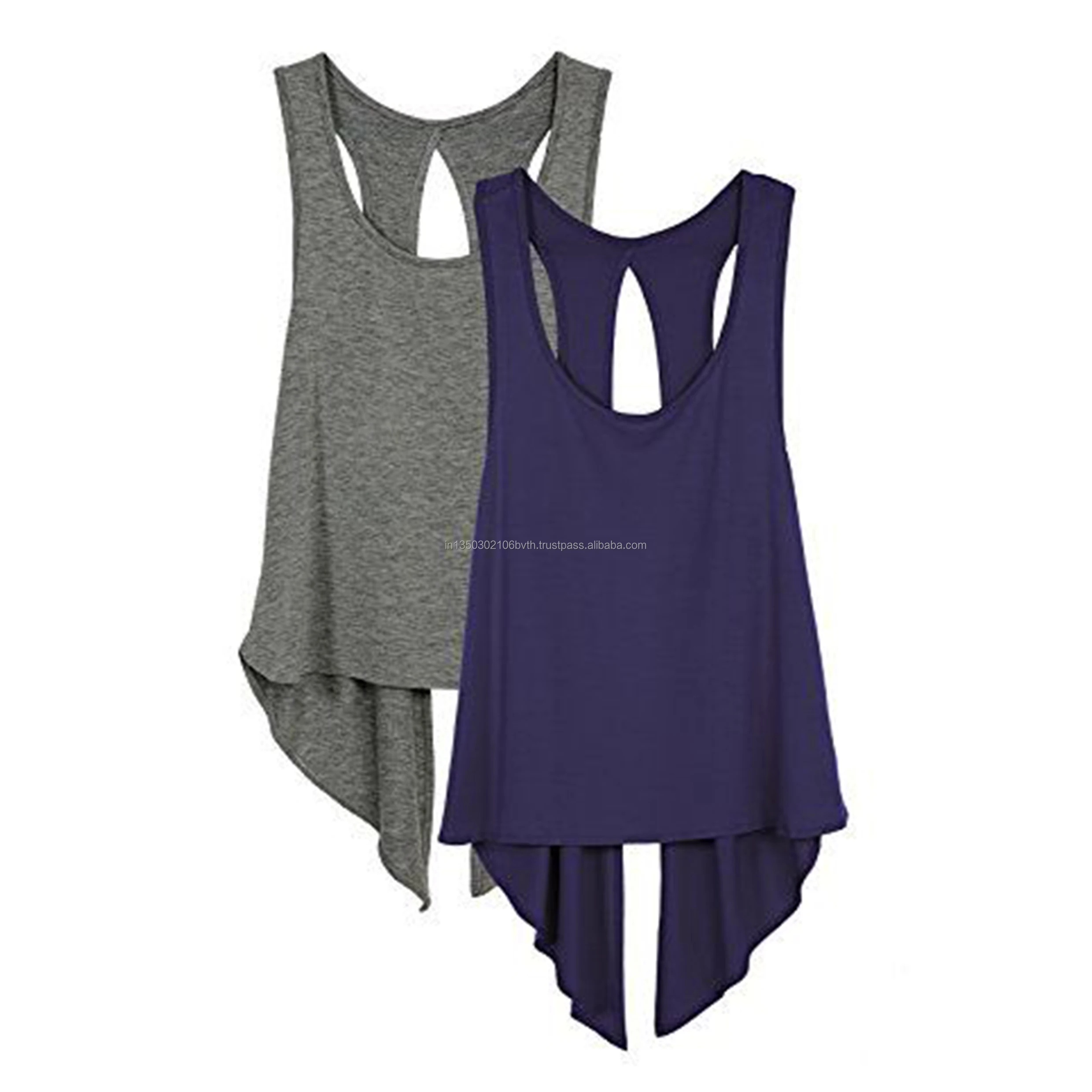Wholesale V Neck Tank Top For Women Customized Design Worldwide Export From India