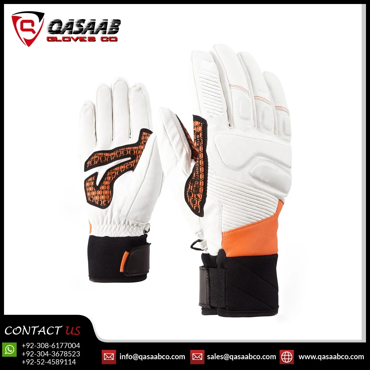  Черно-белые несколько слоев с палец теплые OEM лыжные перчатки водонепроницаемые зимние для катания на сноуборде выполненный заказ дизайн